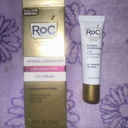  RoC Retinol Correxion Line Smoothing Anti-Aging Wrinkle Eye Cream for Dark Circles & Puffy Eyes