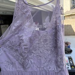 Lavender formal gown