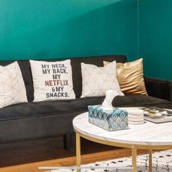 Charcoal Grey Sofa That turns into bed