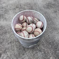 Lot of Baseballs for Cage of Tee Work (50)