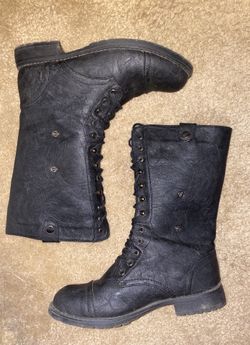 Black boots