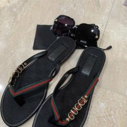 Sunglasses And Flip flop