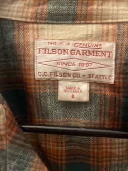 Filson flannel size small