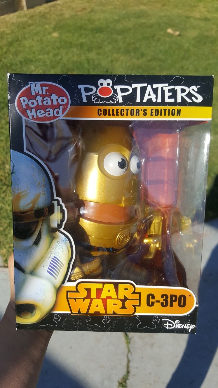 Disney Star Wars C3PO Mr Potato Head Pop Taters Collectors Edition NEW