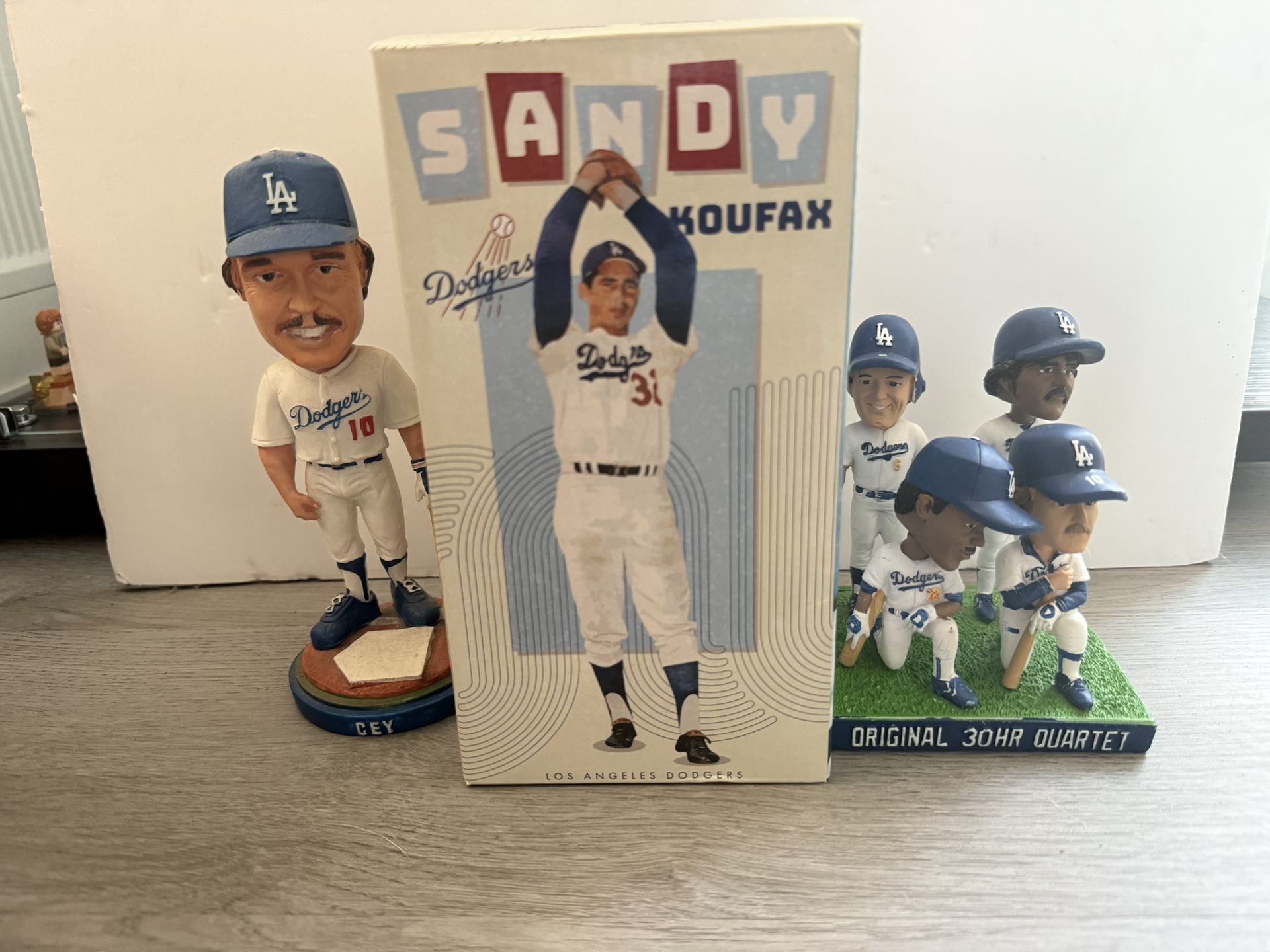 Ron Cey, 30 Home Run Quartet, And Sandy Koufax Bobblehead 