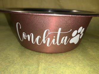 Personalized dog bowls