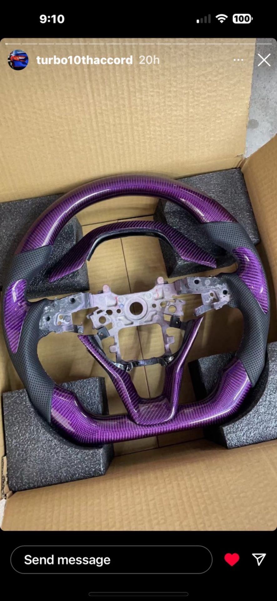 Carbon Fiber Steering Wheel