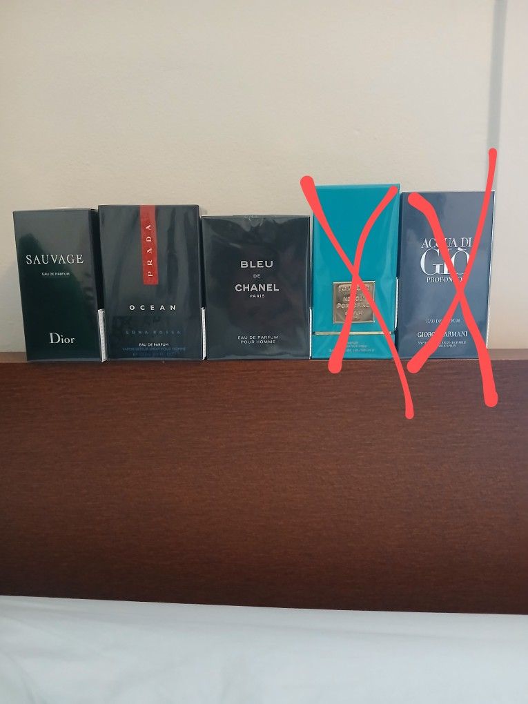 π₯ Menβs Designer Colognes β Dior, Prada, Chanel β Summer Fresh β $90 Each