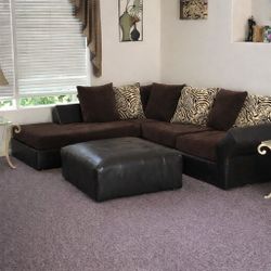 Brown Sectional Couch