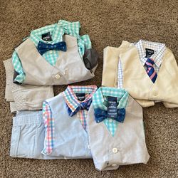8 Piece 4T Toddler Boys Suit- New Never Used