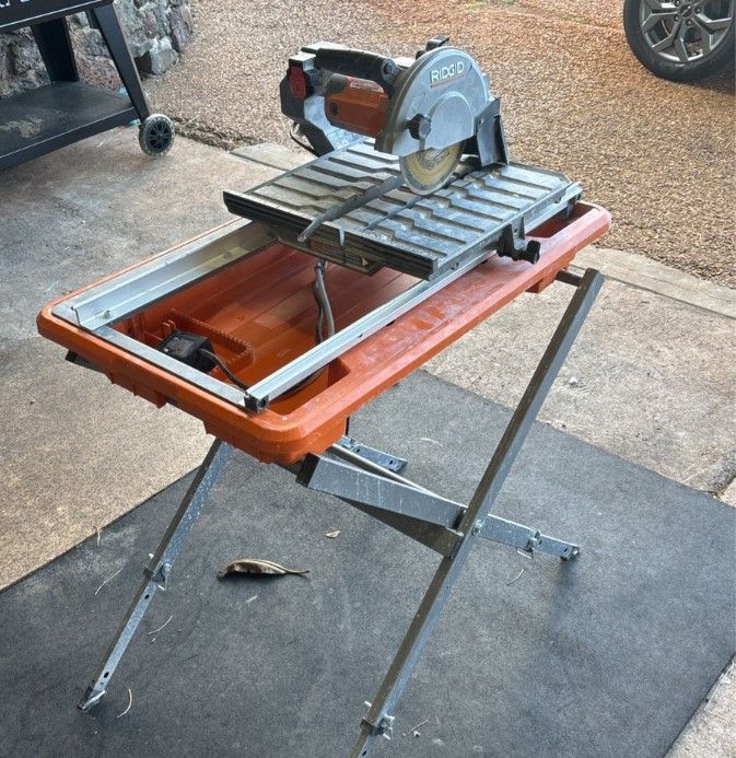 Ridgid Tile Saw With Stand 