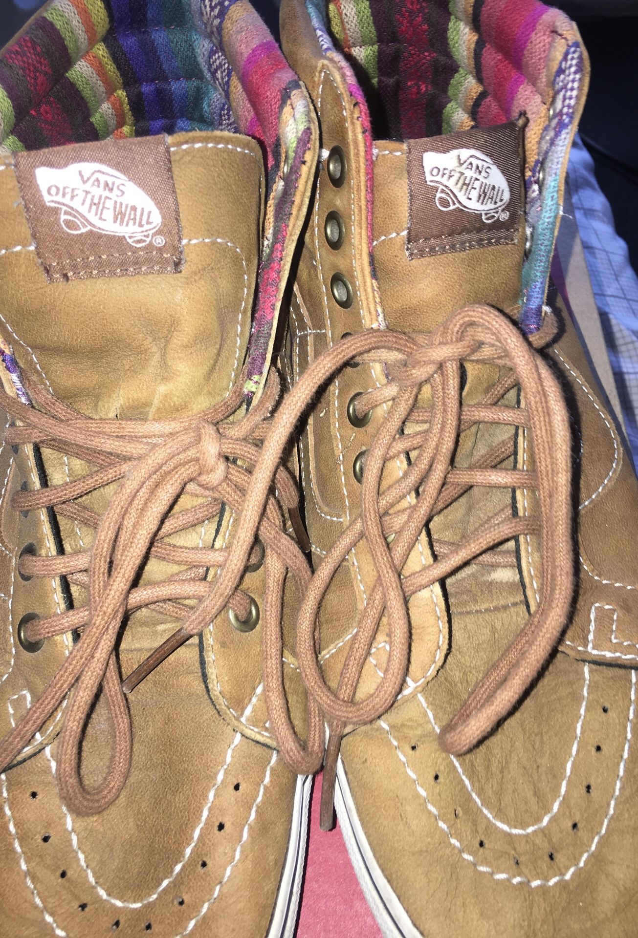 Vans Brown Leather Sk8-Hi