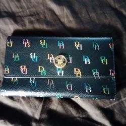 Vintage Dooney & Bourke Db75 Multi Continental Clutch Wallet