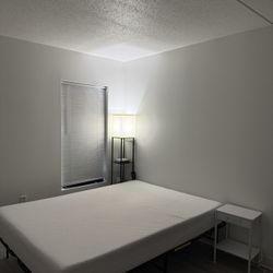 Bed Frame& Mattress(price negotiable)