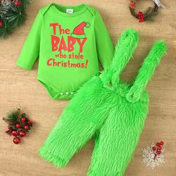 Christmas Green Monster Cute Outfits