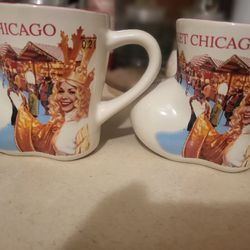 Christkindlmarket Chicago Christmas Market Boot Mug Cup Ceramic 2015 Collectible