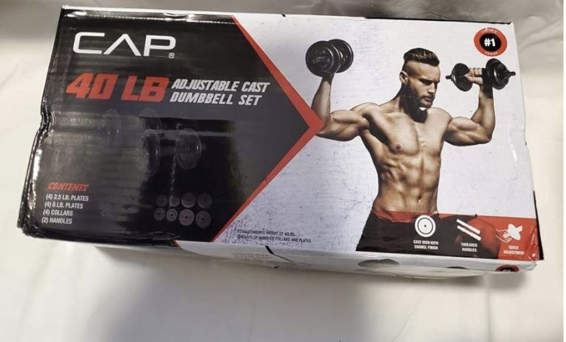 CAP mancuernas ajustables 40 l