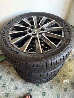 Lexus GX 550 OEM 22” Rims and Tires