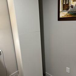 White Ikea High Cabinet With Shelves 