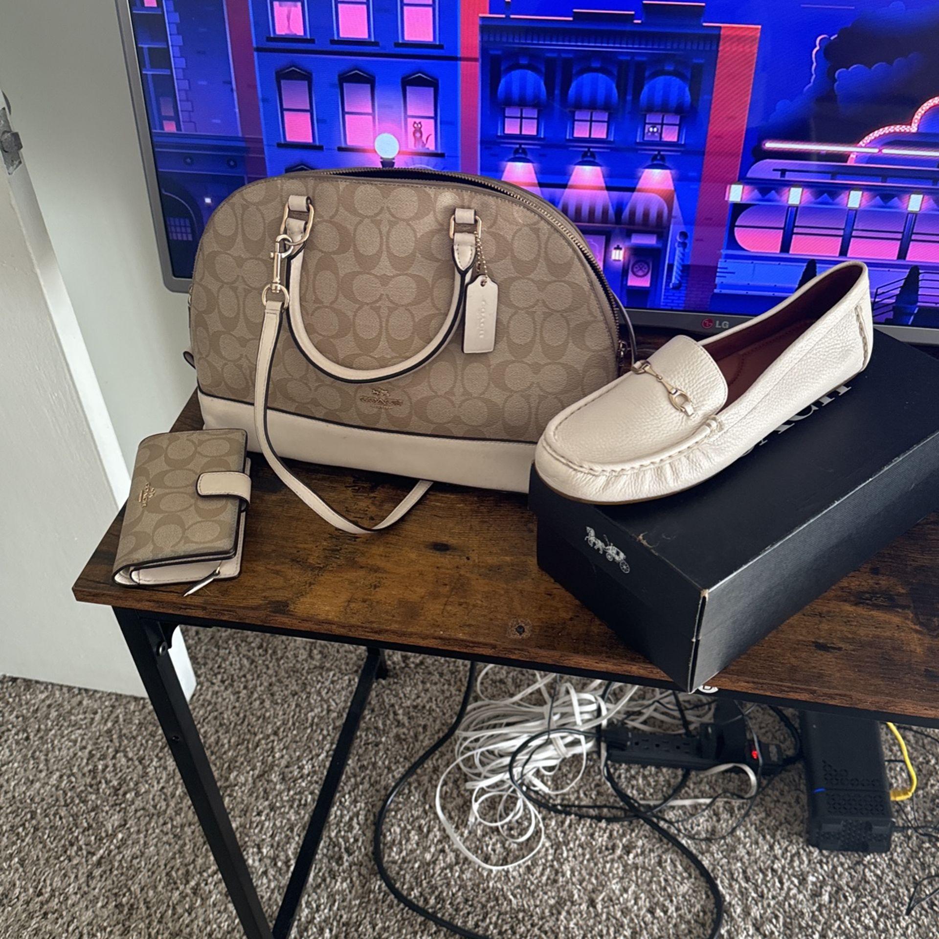 Coach Shoes And Wallet 
