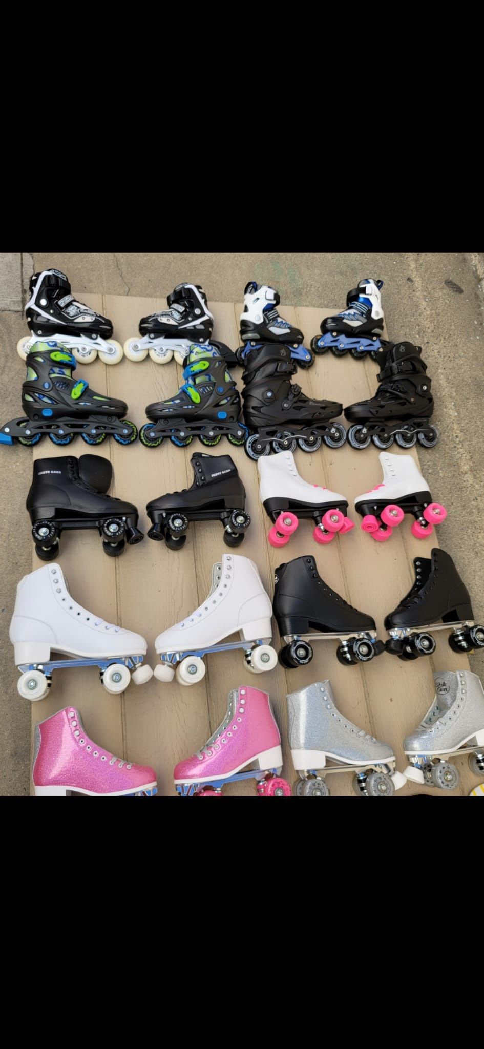 Roller Skate Roller Blades Different Size And Prices