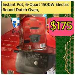 Instant Pot 6qt Electric Round Dutch Oven 