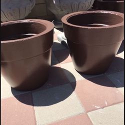 New Flower Pots Made Out Of Cement Perfect Gift 