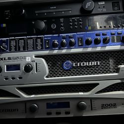 Stereo Crown Amps