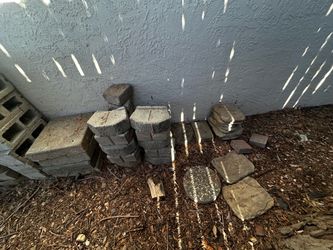Assorted Concrete and Stone Pavers