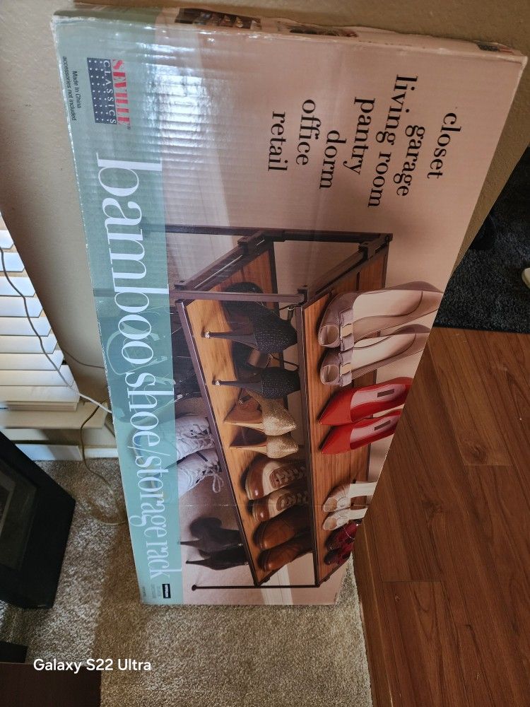 2 Tier Shoe Rack Or Storage