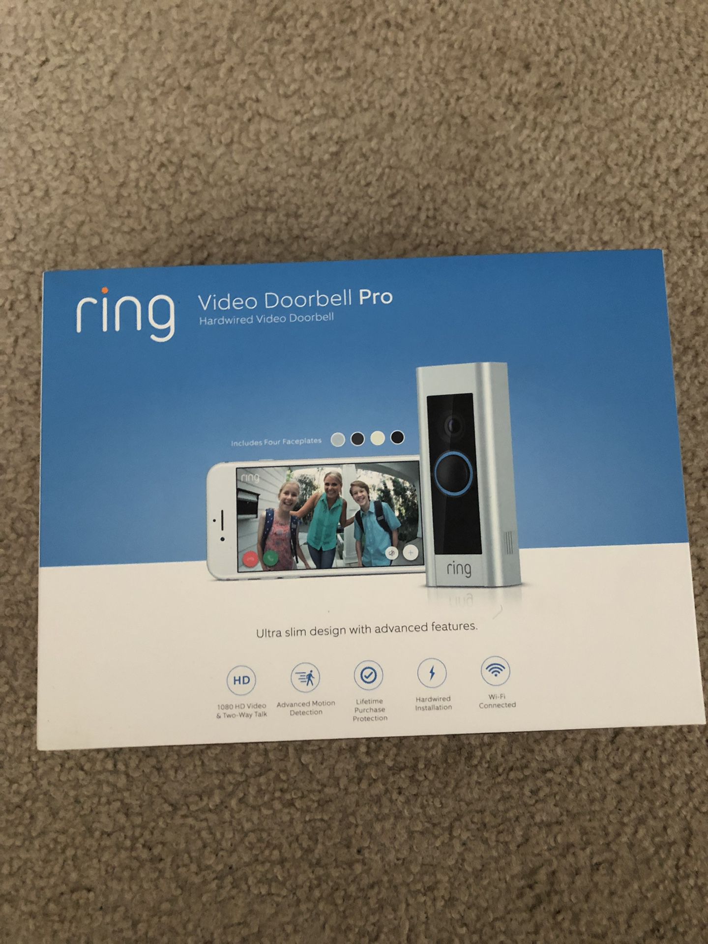 RING PRO Video Doorbell Sealed Brand New