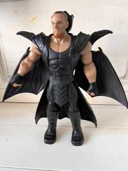 WWE (2014) UNDERTAKER W/ POP UP BLACK WINGS 12” ACTION FIGURE  (PRE-OWNED)