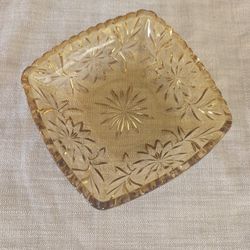 Vintage Glass Trinket Dish