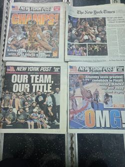 Knicks championship NY post