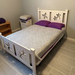 Full Size Bed frame With Headboard And Footboard