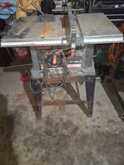 Craftsman table saw with new blade