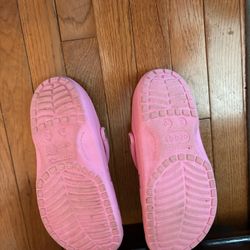 Pink Crocs