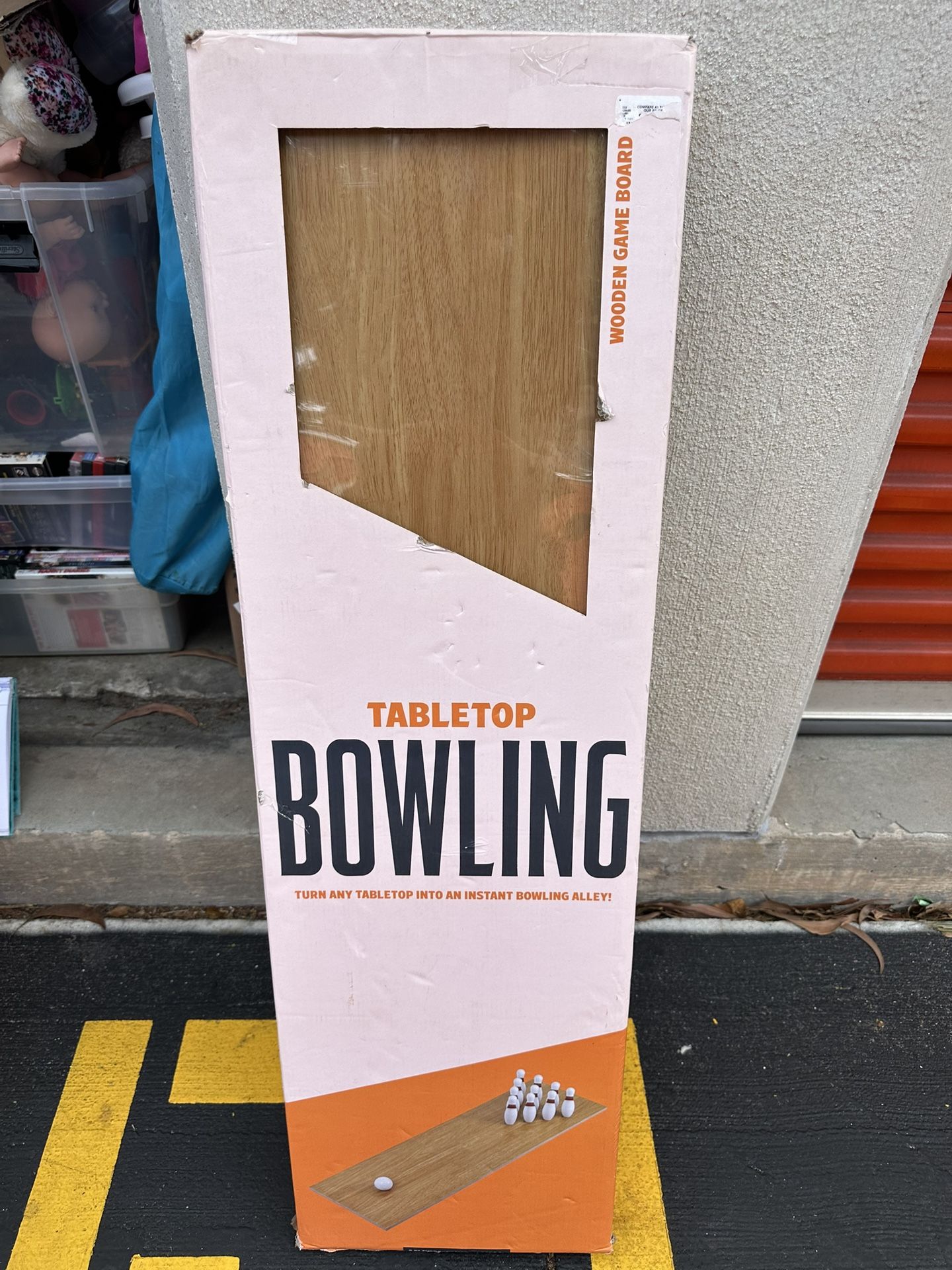 Tabletop Bowling Alley 38 Inches Long By 12 Inches Wide