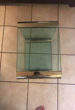 Solid Glass Table