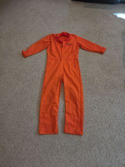 Orange prisoner jumpsuit