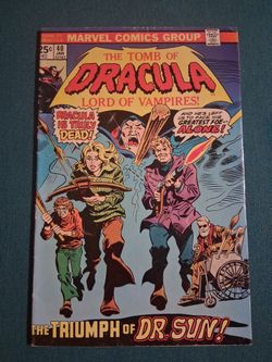 Vintage 1976 The Tomb of Dracula #40 in great shape.