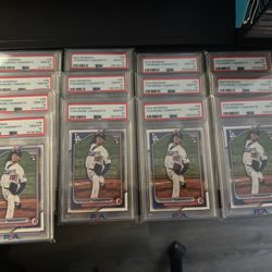 2024 Bowman - Yoshinobu Yamamoto #36 (RC) - PSA 10 LOT