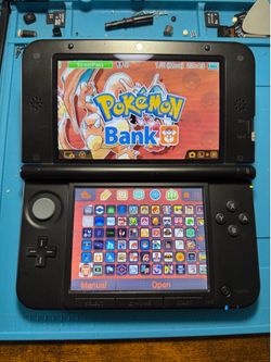 Nintendo Red 3DS XL - Custom Setup - 64GB