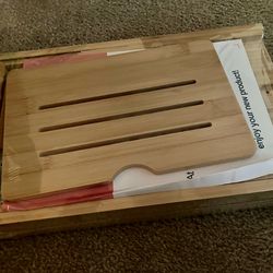Yirilan Bamboo Bathtub Caddy tray