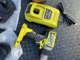Ryobi 18 volt drill,brand new charger and 2 brand new batteries