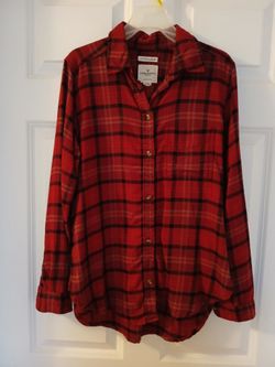 American Eagle Amazingly Soft Flannel Shirt size S
