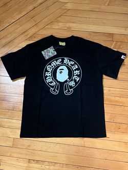 Black Bape x Chromehearts tee size m