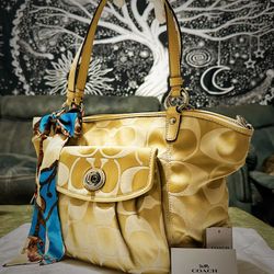 Vintage Coach Soho Shoulder Bag Tote Bag 