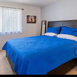 Cal King Bed Set Bedroom Set 4 Pieces.