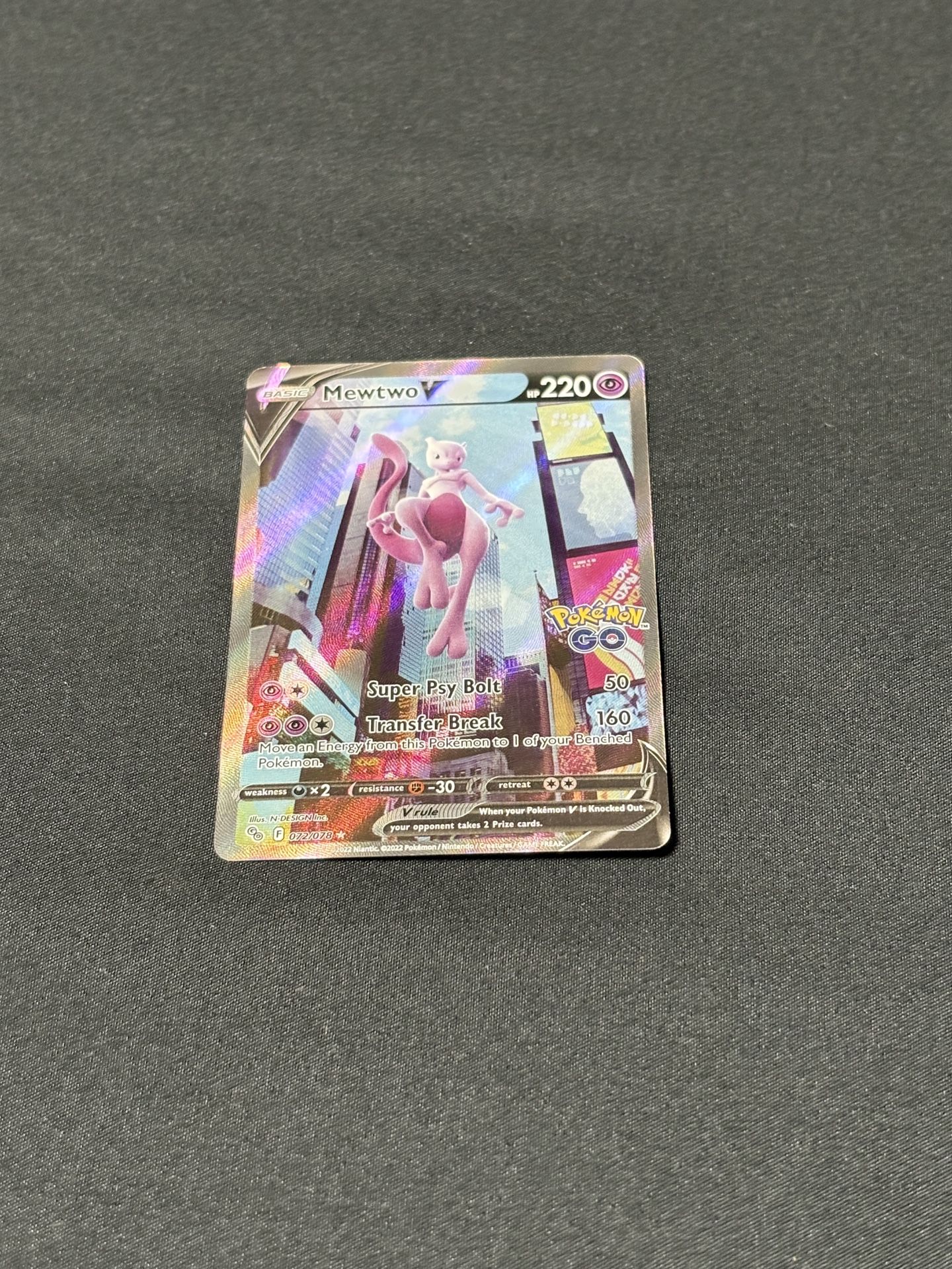 🔥Alternate Art Mewtwo 072/078🔥